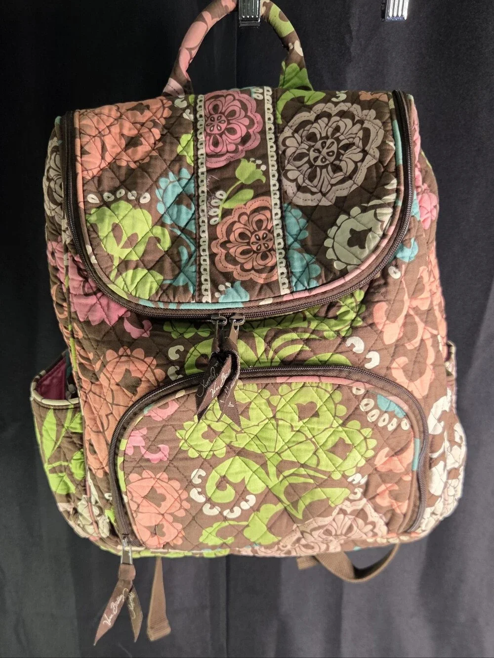 Vera Bradley Vintage Lola Print Backpack